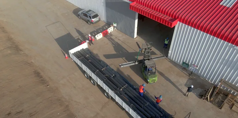Acopio de material en tránsito, Calama